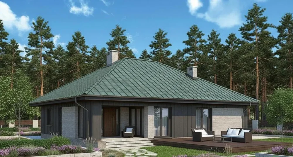 Проект Двухэтажный дом 12 на 19, 202 м2