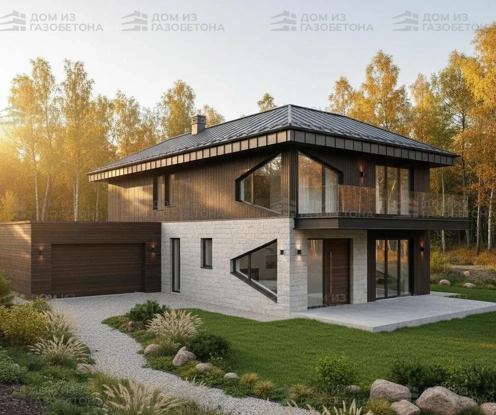 Проект Одноэтажный дом 13 на 17, 134 м2