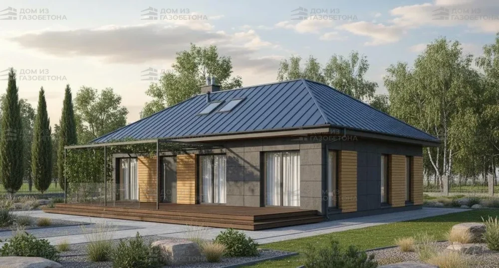 Проект Двухэтажный дом 15 на 17, 165 м2